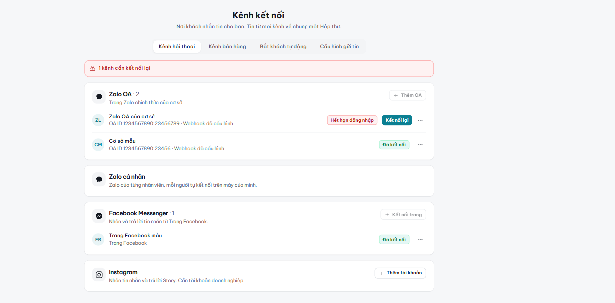 Kênh kết nối