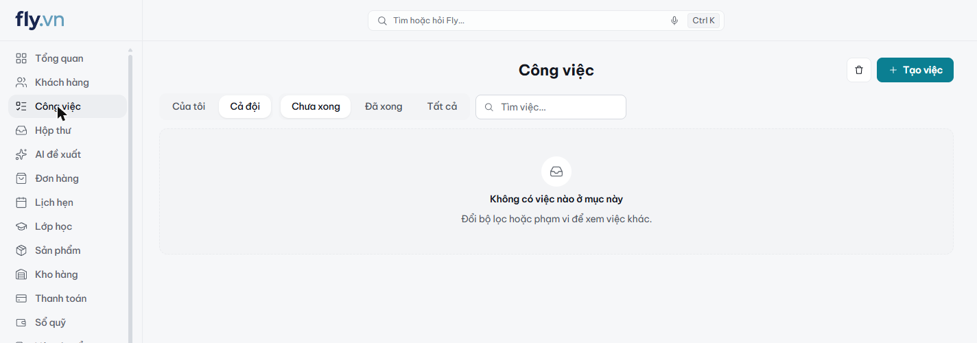 Màn Công việc