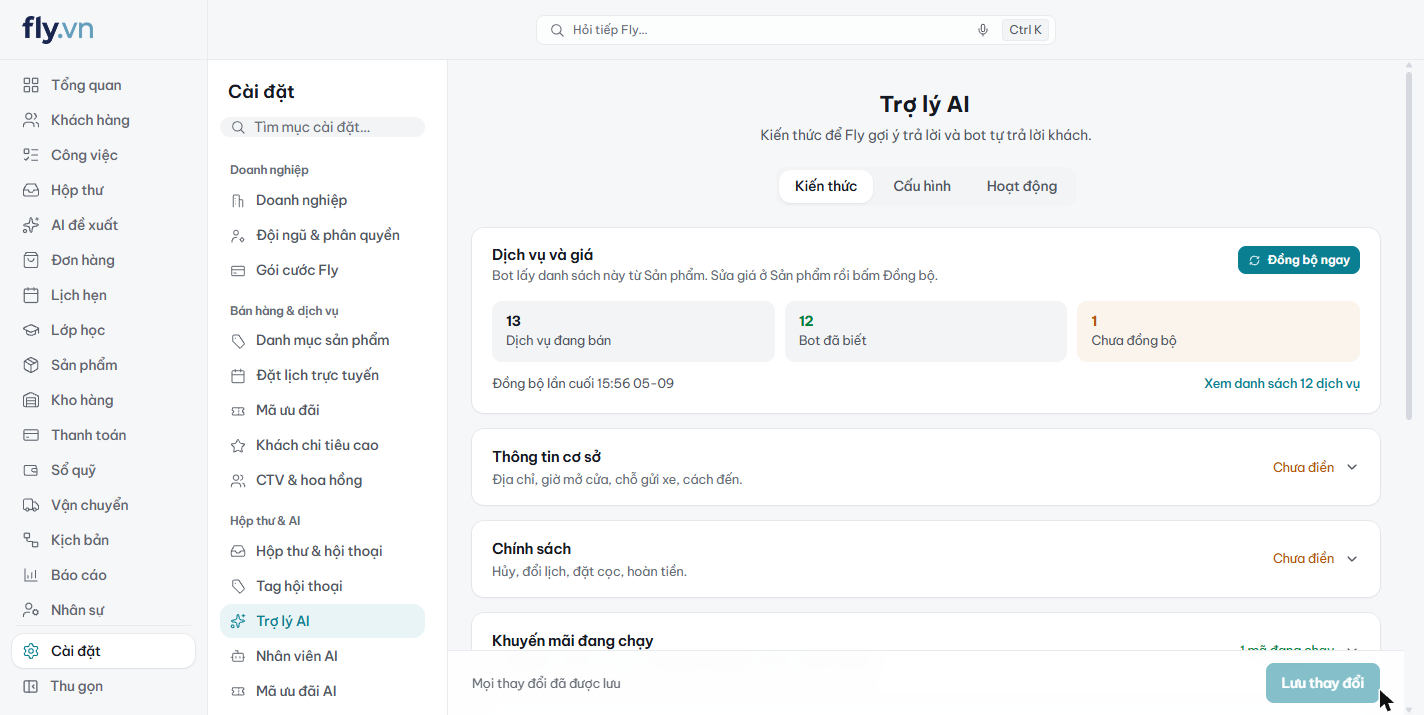 Tab Kiến thức